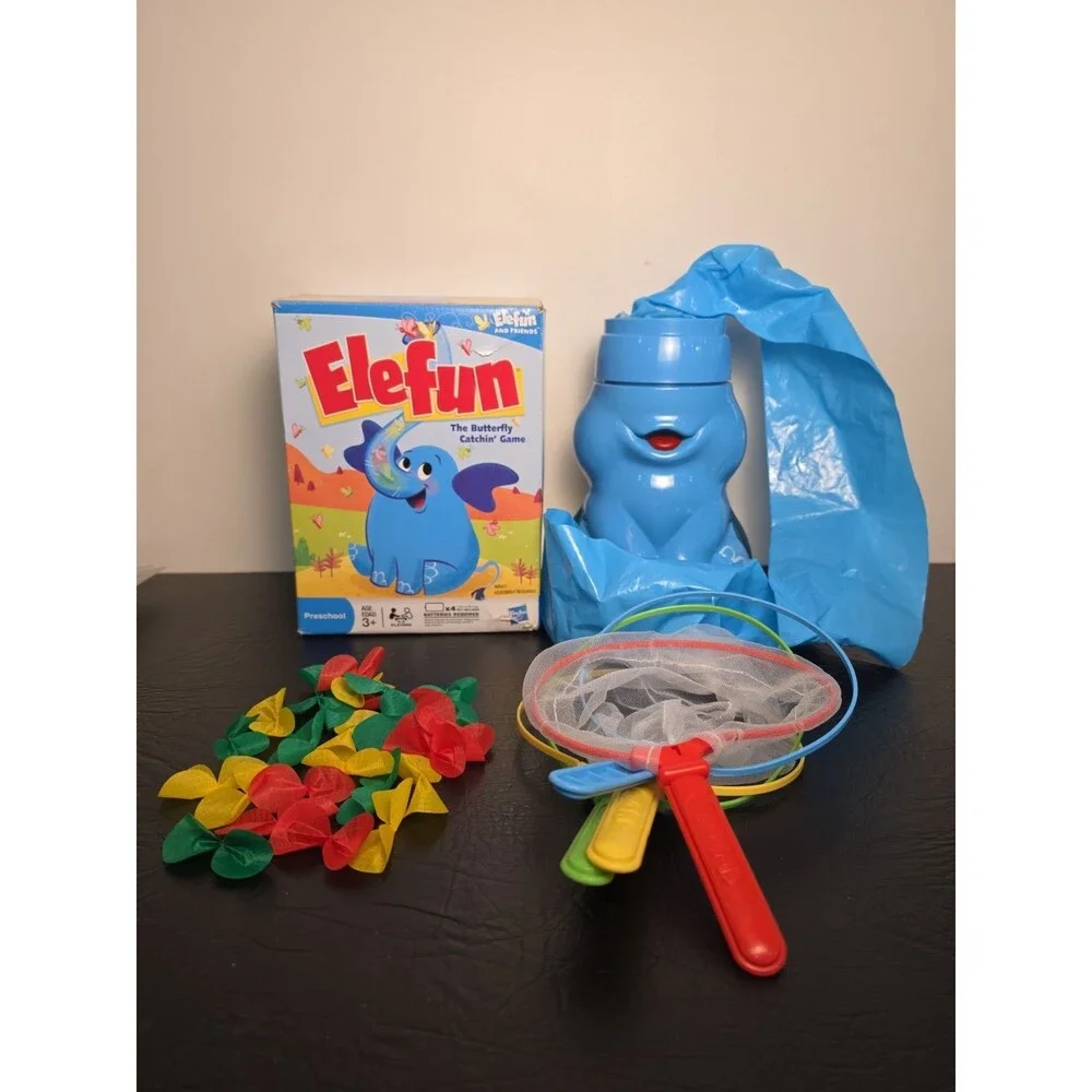 Hasbro Elefun Butterfly Catching Game 2008 Tested Working Read Vintage